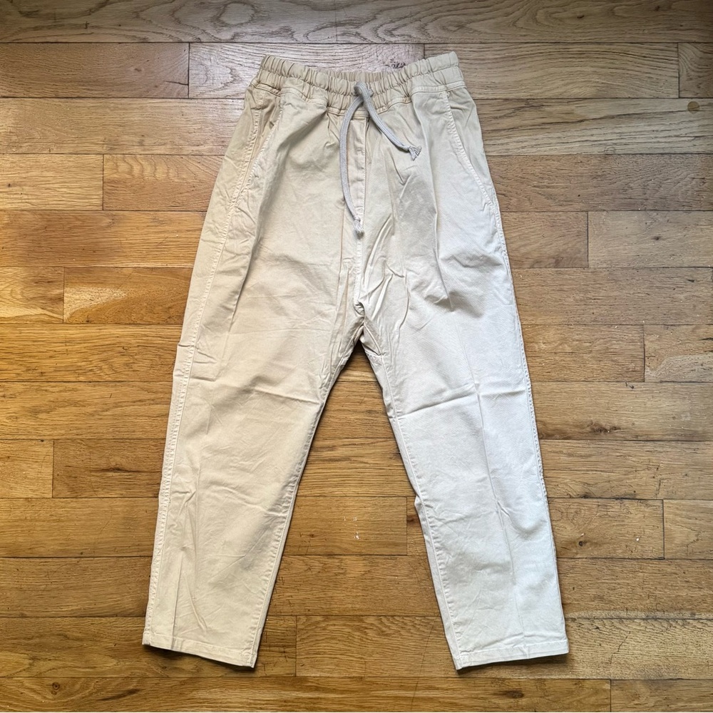Nili Lotan ‘Casablanca’ with drawstring pant in almond color (size: XS)